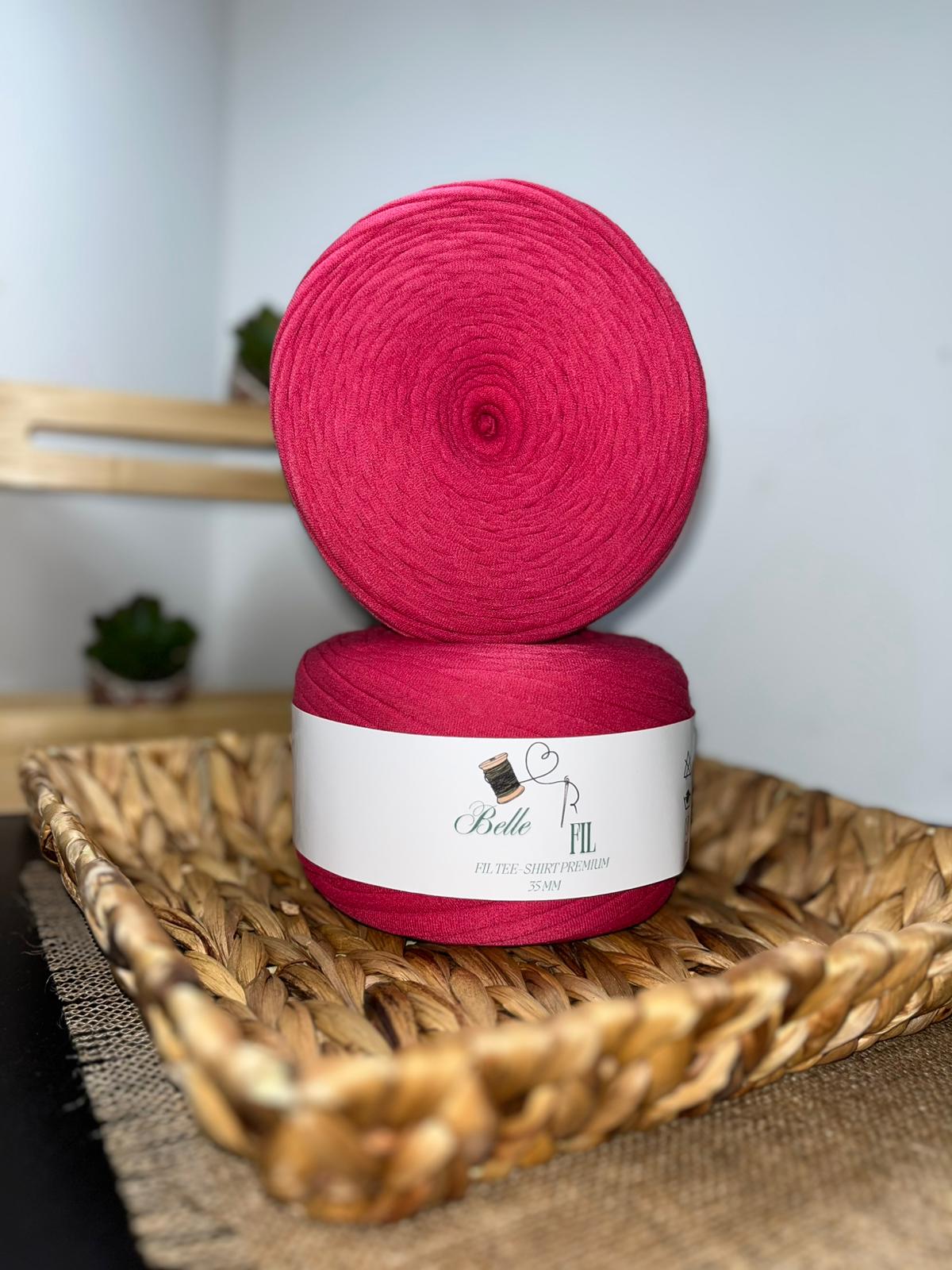 Fil T-shirt rose framboise