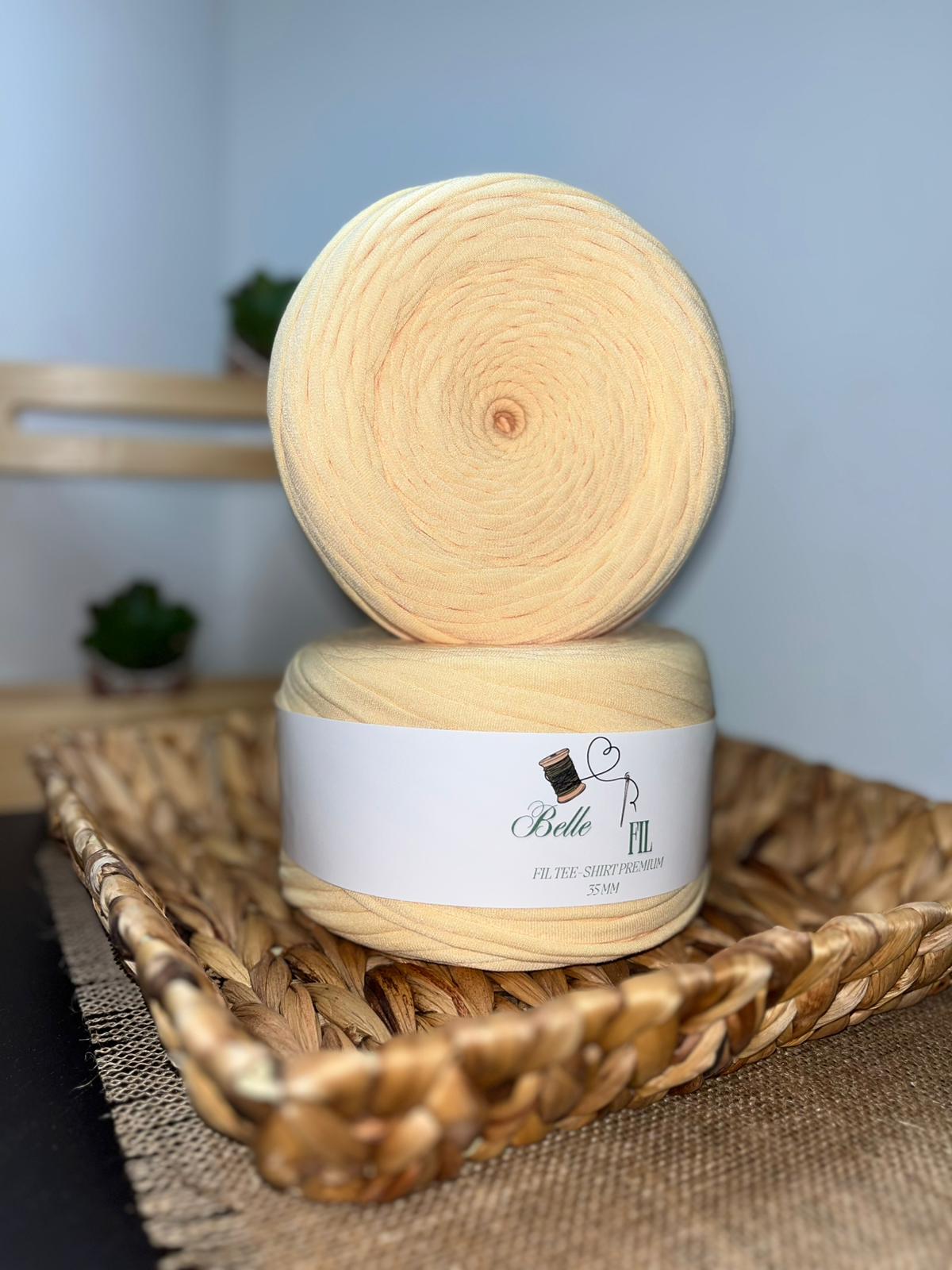 Fil T-shirt jaune pastel