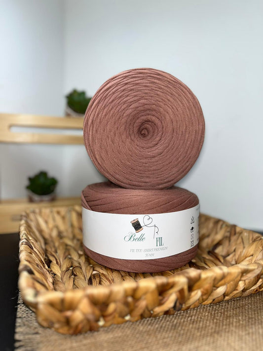 Fil T-shirt marron terre cuite