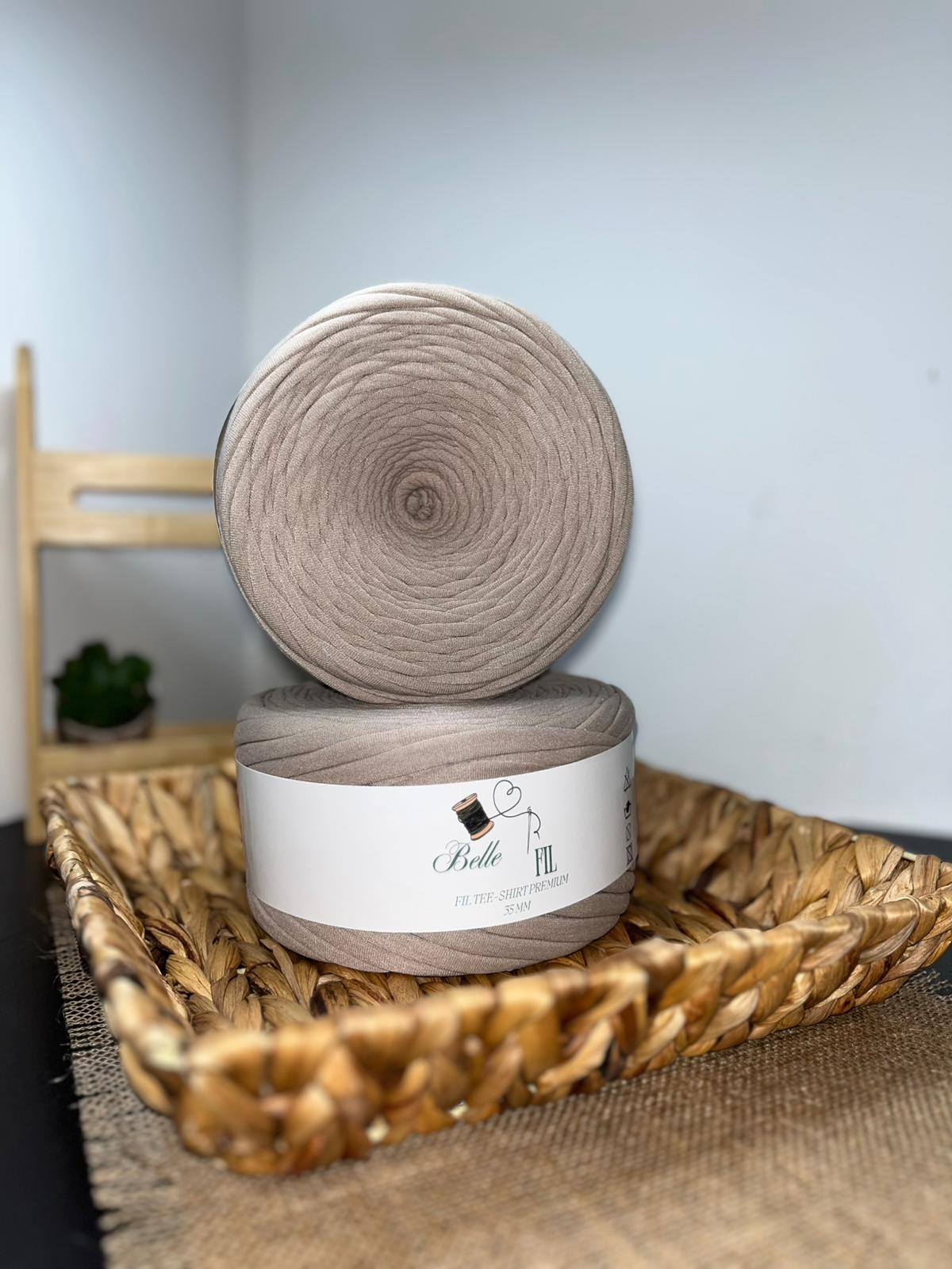 Fil T-shirt taupe clair