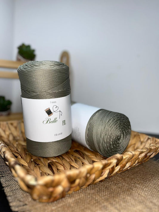 Fil corde kaki clair